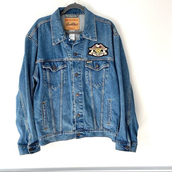 Levi’s Harley Davidson 2007 Owners Group Denim Jean Jacket size large